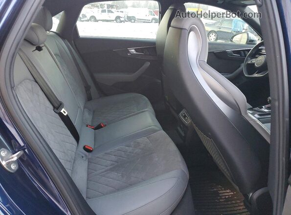 WAUB4AF48LA078258 2020 AUDI S4 Blue Rear seats view
