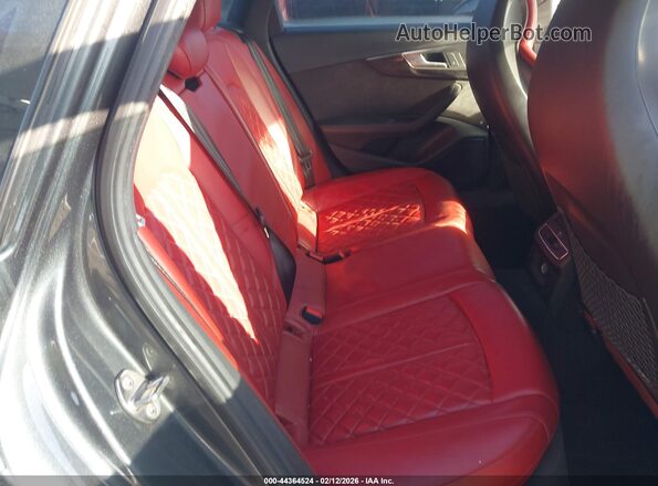WAUB4AF49JA002660 2018 AUDI S4 Gray VIN կոդի պիտակի տեսք