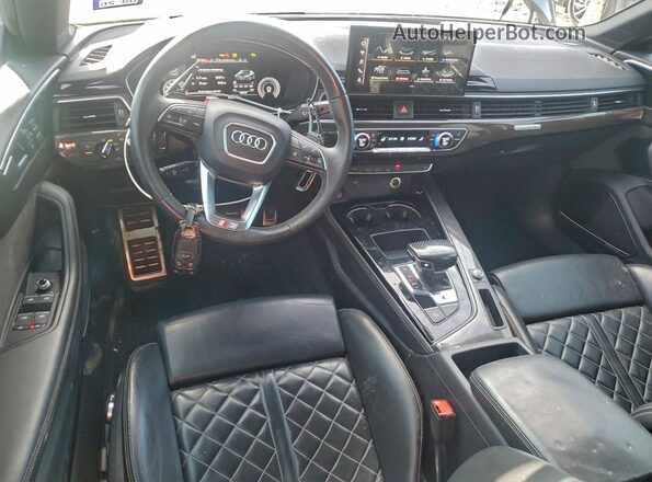 WAUB4CF55MA020873 2021 AUDI S5 Gray წინა პანელის ხედი