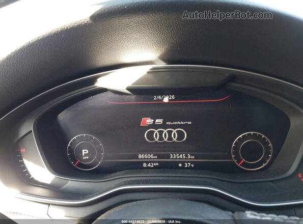 WAUB4CF56KA100079 2019 AUDI S5 Black Rear seats view