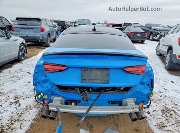 WAUB4CF56MA062968 2021 AUDI S5 Blue Вид ззаду