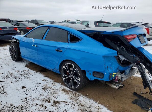 WAUB4CF56MA062968 2021 AUDI S5 Blue Задня ліва чверть