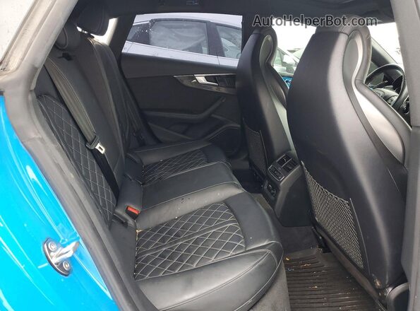 WAUB4CF56MA062968 2021 AUDI S5 Blue Вид задніх сидінь
