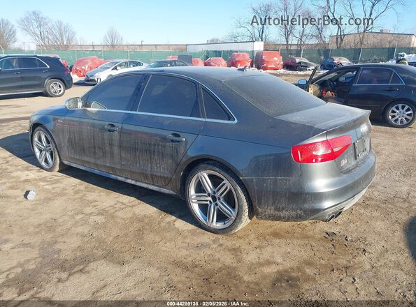 WAUBGAFL6GA011369 2016 AUDI S4 Gray Rear left