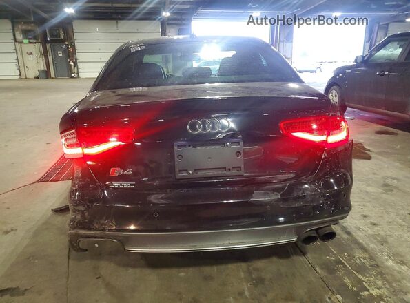 WAUBGAFLXGA010581 2016 AUDI S4 Black Հետևի տեսք