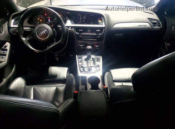 WAUBGAFLXGA010581 2016 AUDI S4 Black Առջևի վահանակի տեսք