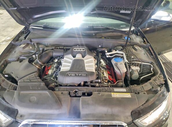 WAUBGAFLXGA010581 2016 AUDI S4 Black Սալոնի հետևի տեսք