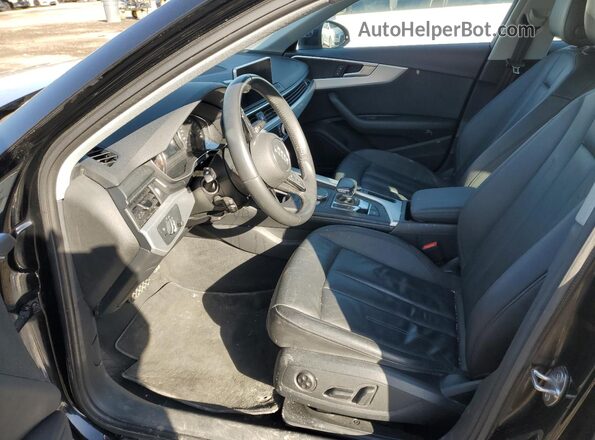 WAUBNAF44JA183552 2018 AUDI OTHER Black წინა სალონის ხედი