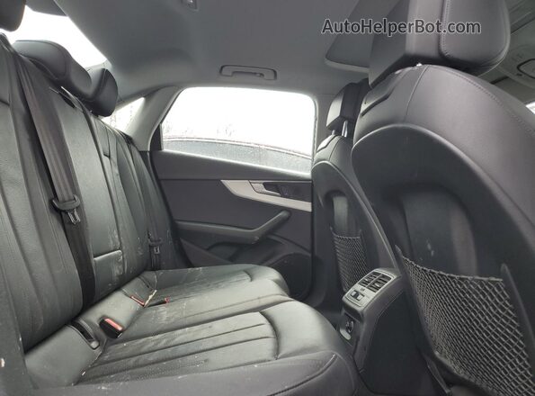 WAUBNAF44JA183552 2018 AUDI OTHER Black უკანა სავარძლების ხედი