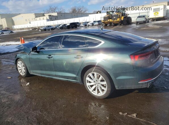 WAUBNCF58JA065282 2018 AUDI OTHER Green Trasero izquierdo