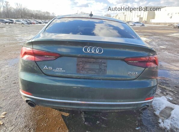 WAUBNCF58JA065282 2018 AUDI OTHER Green Vista trasera