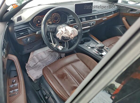 WAUBNCF59JA124856 2018 AUDI OTHER Black Vista del salpicadero