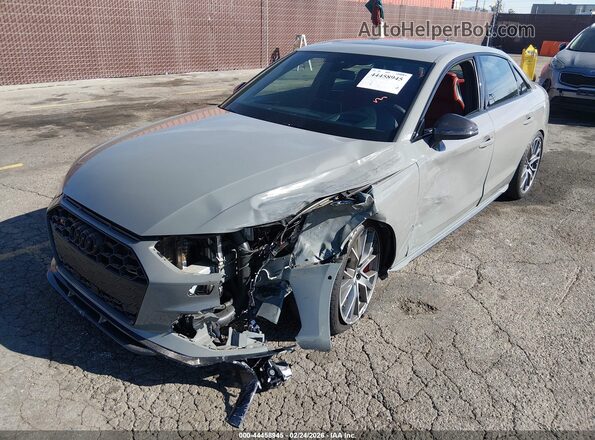 WAUC4AF41NA034612 2022 AUDI S4 Gray Front left