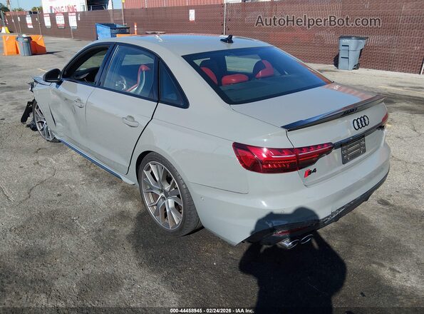 WAUC4AF41NA034612 2022 AUDI S4 Gray Rear left