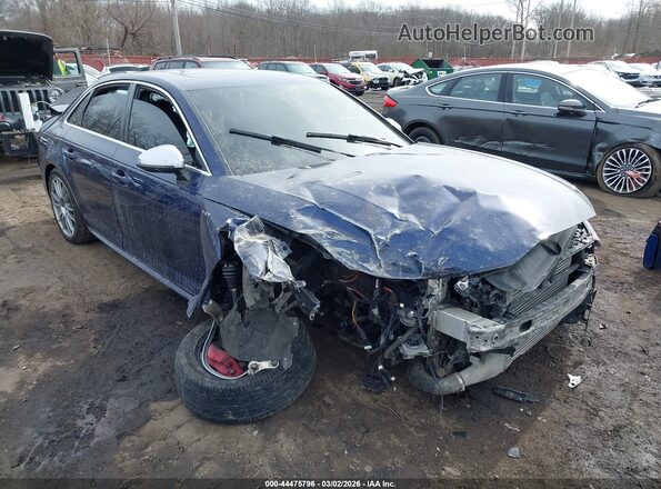 WAUC4AF42JA116083 2018 AUDI S4 Dark Blue Front view