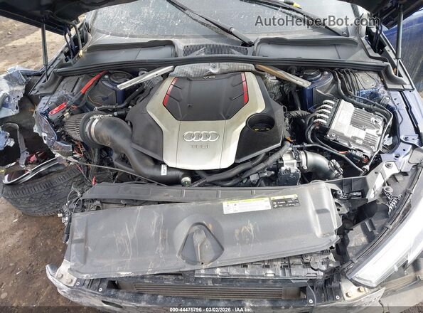 WAUC4AF42JA116083 2018 AUDI S4 Dark Blue Rear view
