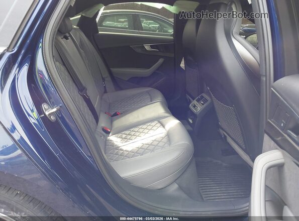 WAUC4AF42JA116083 2018 AUDI S4 Dark Blue VIN sticker view