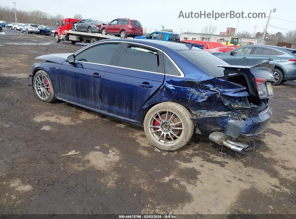 WAUC4AF42JA116083 2018 AUDI S4 Dark Blue Rear left