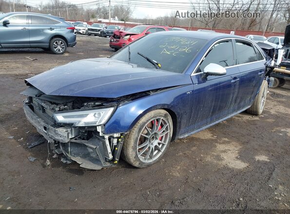 WAUC4AF42JA116083 2018 AUDI S4 Dark Blue Front left