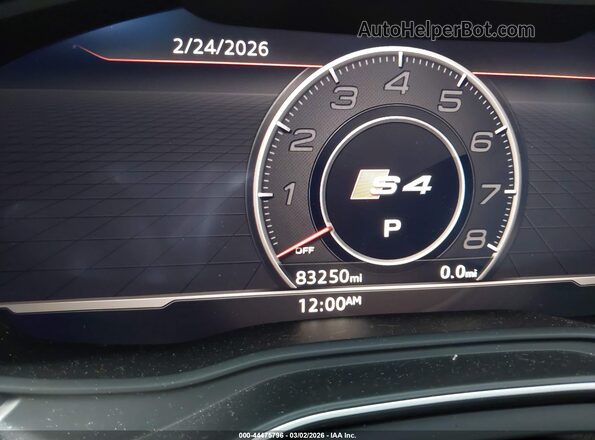 WAUC4AF42JA116083 2018 AUDI S4 Dark Blue 360 interior view