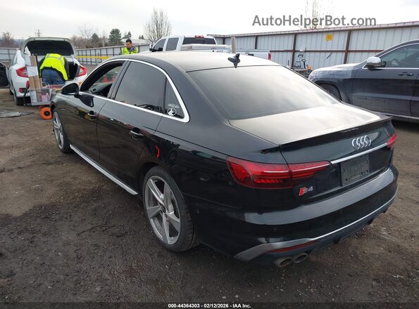 WAUC4AF43NA010103 2022 AUDI S4 Black უკანა მარცხენა