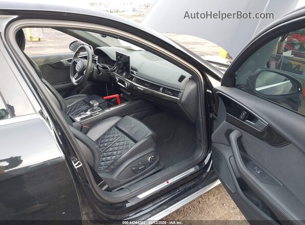 WAUC4AF43NA010103 2022 AUDI S4 Black წინა სალონის ხედი