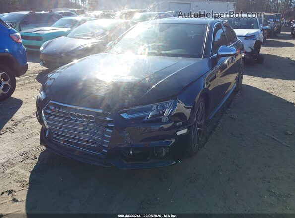 WAUC4AF45JA001509 2018 AUDI S4 Black Przód lewy
