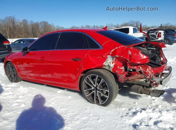 WAUC4AF46KA007028 2019 AUDI S4 Красный Задняя левая четверть