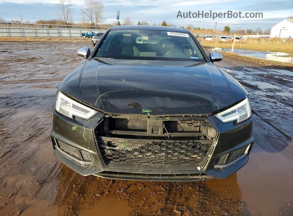 WAUC4AF48JA032544 2018 AUDI S4 Black Front view