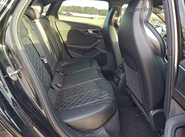 WAUC4AF48JA032544 2018 AUDI S4 Black Rear seats view