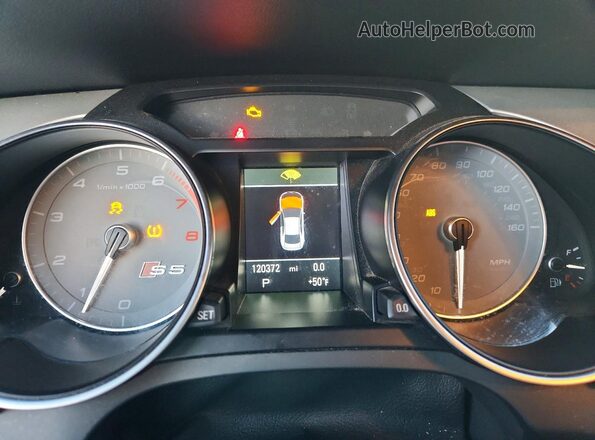 WAUC4AFR2HA001487 2017 AUDI S5 White ხელსაწყოთა პანელის ხედი