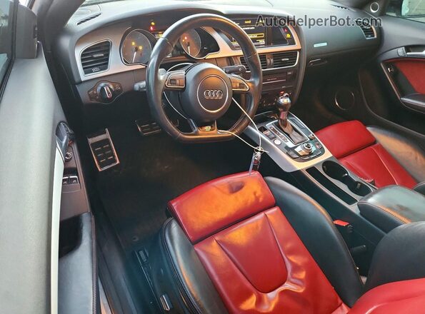 WAUC4AFR2HA001487 2017 AUDI S5 White წინა პანელის ხედი