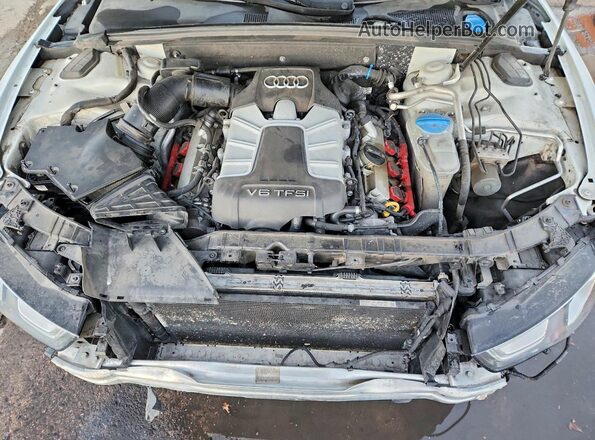 WAUC4AFR2HA001487 2017 AUDI S5 White უკანა სალონის ხედი
