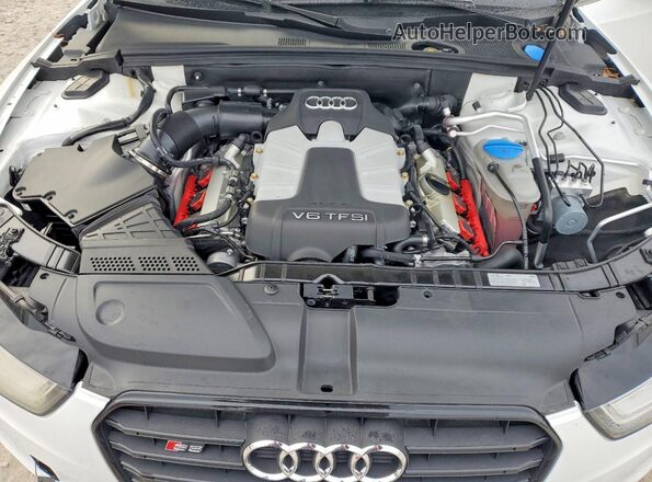 WAUC4AFR3GA003800 2016 AUDI S5 White Widok wnętrza z tyłu