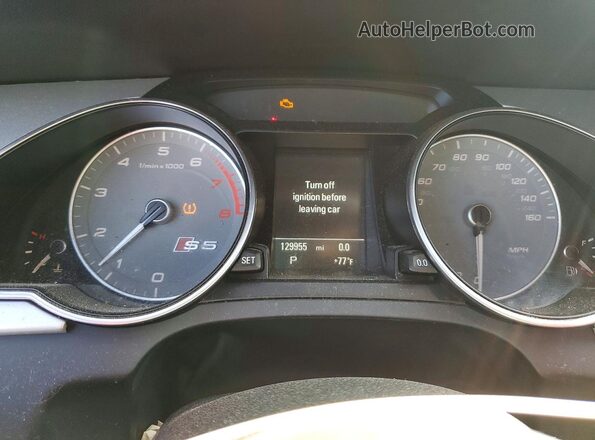 WAUC4AFR8GA019488 2016 AUDI S5 White Սարքավորումների վահանակի տեսք