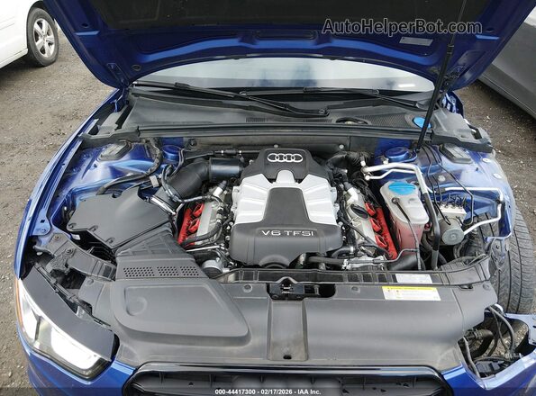 WAUC4AFR9GA028376 2016 AUDI S5 Blue Widok z tyłu