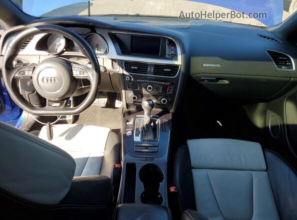 WAUC4AFRXGA038978 2016 AUDI S5 Blue Widok deski rozdzielczej