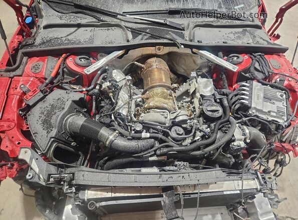 WAUC4CF50SA009815 2025 AUDI S5 Red უკანა სალონის ხედი