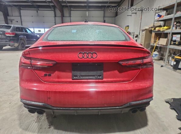 WAUC4CF50SA009815 2025 AUDI S5 Red უკანა ხედი