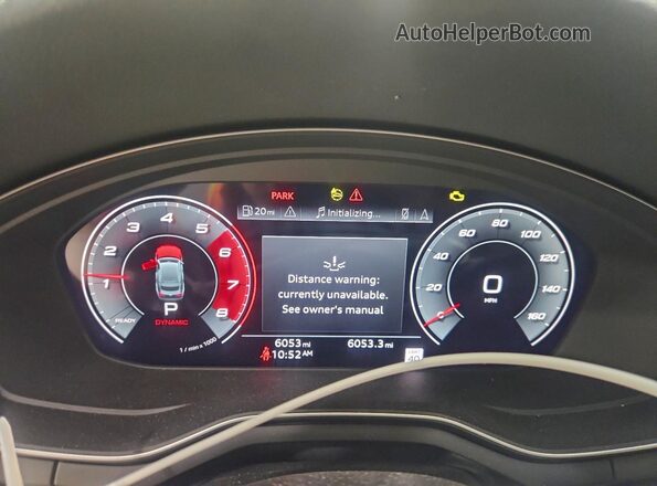 WAUC4CF50SA009815 2025 AUDI S5 Red ხელსაწყოთა პანელის ხედი