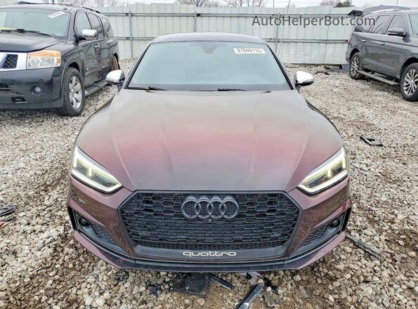 WAUC4CF52JA053197 2018 AUDI S5 Maroon Widok z przodu