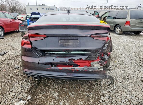 WAUC4CF52JA053197 2018 AUDI S5 Maroon Widok z tyłu