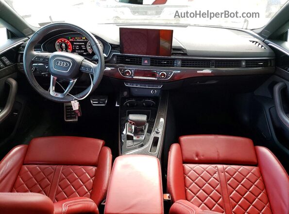 WAUC4CF52NA014244 2022 AUDI S5 Белый Вид панели приборов