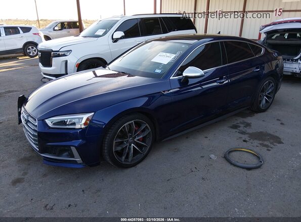WAUC4DF55JA038277 2018 AUDI S5 Синий 