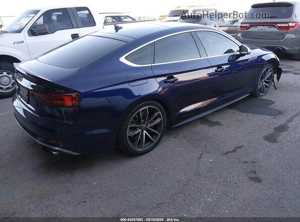 WAUC4DF55JA038277 2018 AUDI S5 Синий 