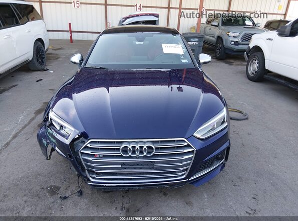 WAUC4DF55JA038277 2018 AUDI S5 Синий 