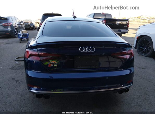 WAUC4DF55JA038277 2018 AUDI S5 Синий 