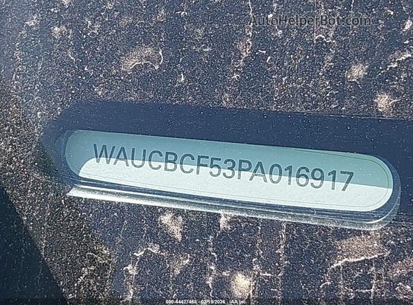 WAUCBCF53PA016917 2023 AUDI OTHER Зеленый 