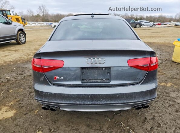 WAUDGAFL9GA003632 2016 AUDI S4 Charcoal Հետևի տեսք