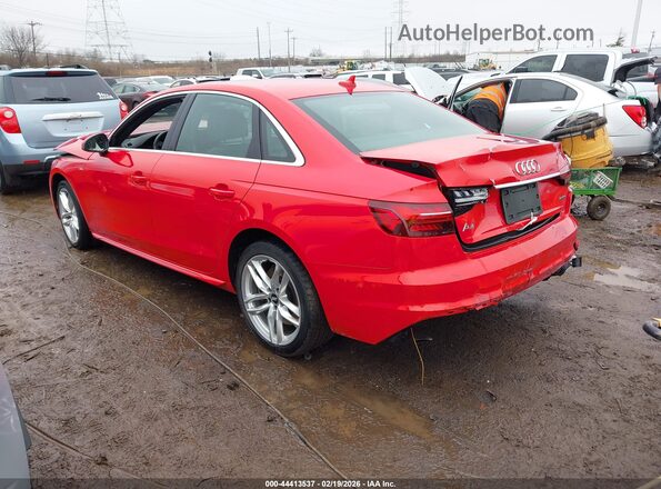 WAUDNAF44LN012420 2020 AUDI OTHER Red უკანა მარცხენა